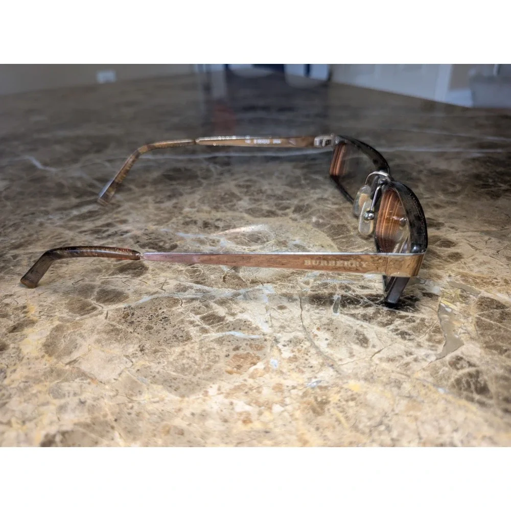 BURBERRY B9540/U 0RS4 Eyeglasses Frame Italy 52-17-140 Brown Polish